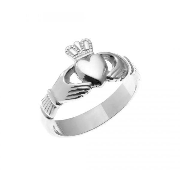 Fallers Jewellers Men’s Sterling Silver Claddagh Ring