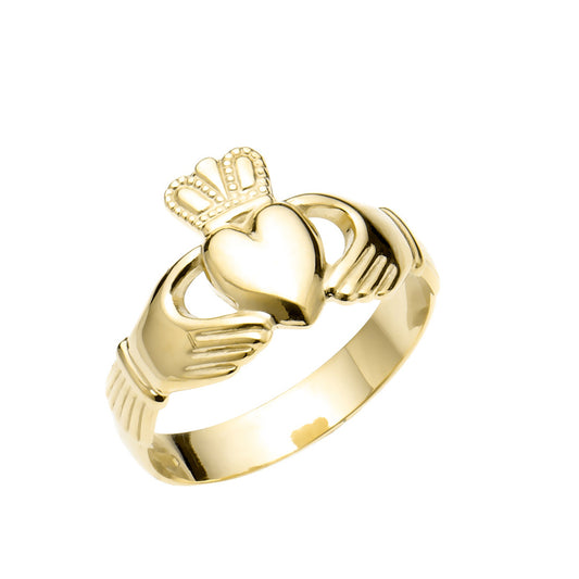 Fallers Jewellers 9K Gold Heavy Men’s Claddagh Ring